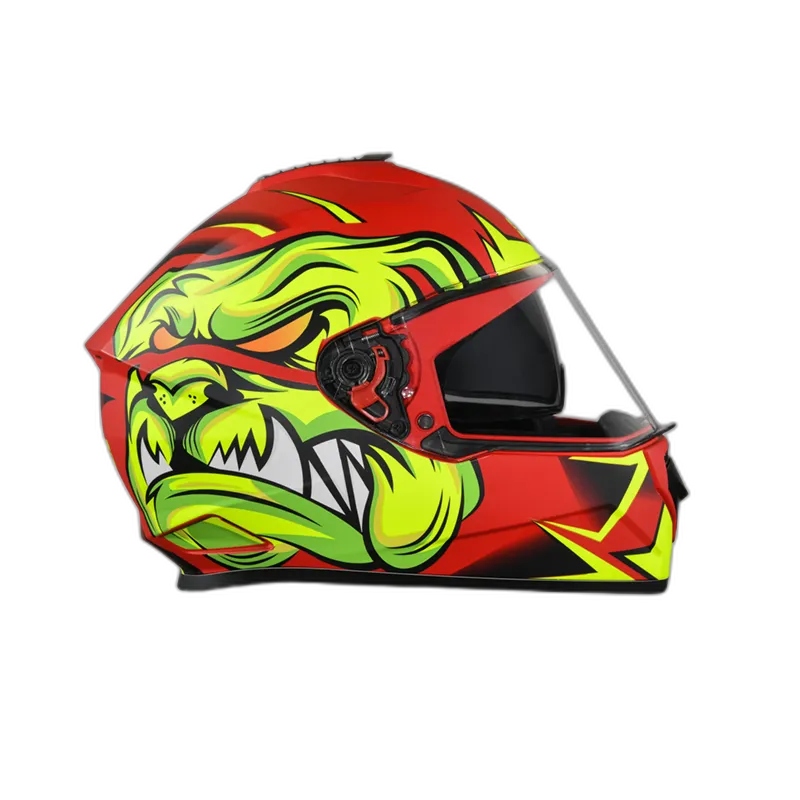 STUDDS Drifter D1 Matt Red N5 Full Face Helmet