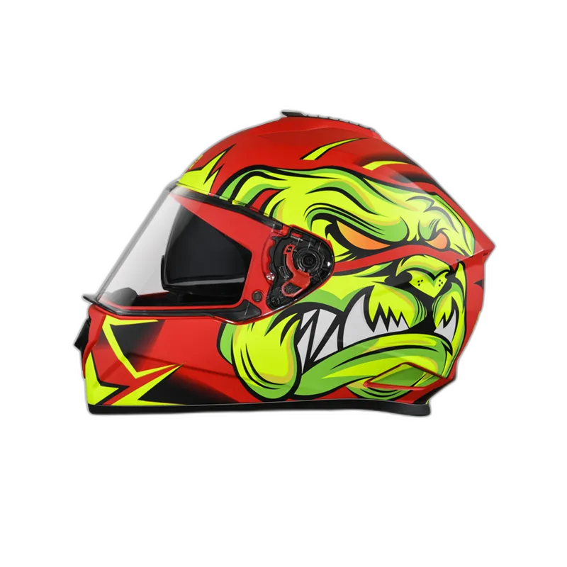 STUDDS Drifter D1 Matt Red N5 Full Face Helmet