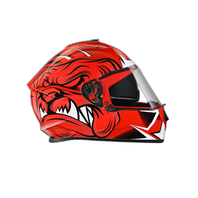 STUDDS Drifter D1 Red N5 Full Face Helmet