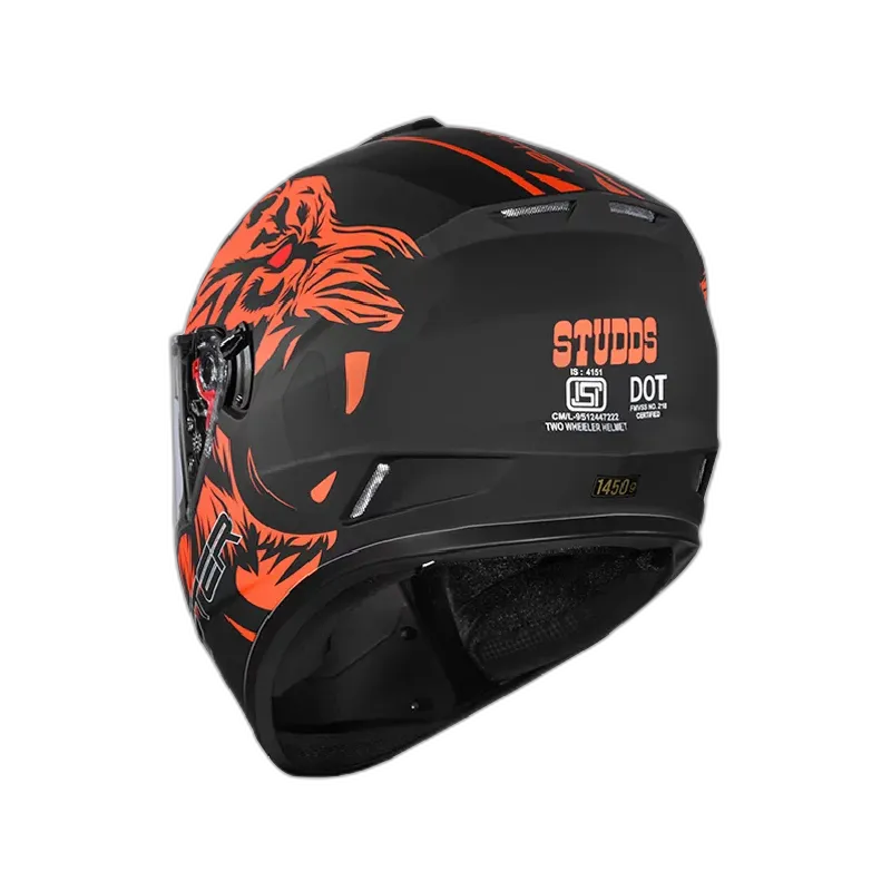 STUDDS Drifter D2 Matt Black N10 Full Face Helmet