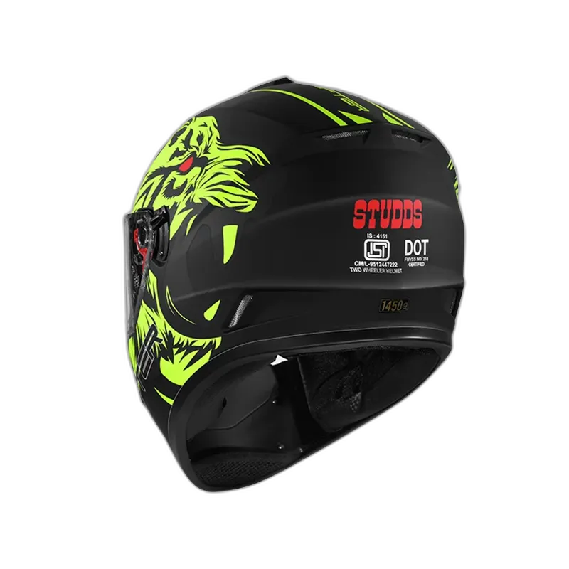 STUDDS Drifter D2 Matt Black N5 Full Face Helmet