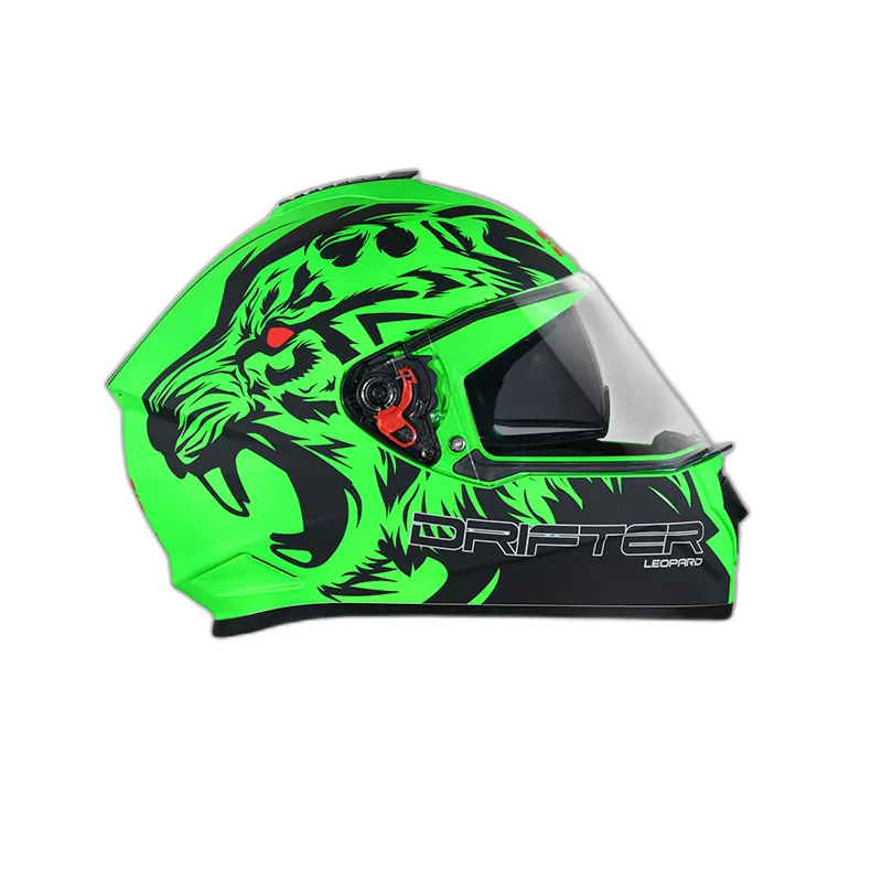 STUDDS Drifter D2 Matt Green N9 Full Face Helmet
