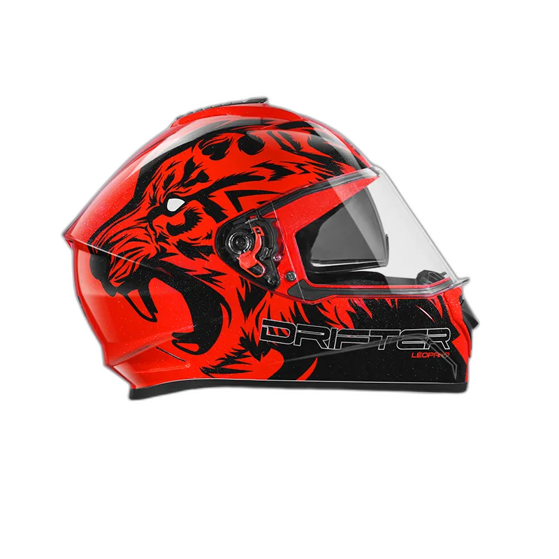 STUDDS Drifter D2 Red N9 Full Face Helmet