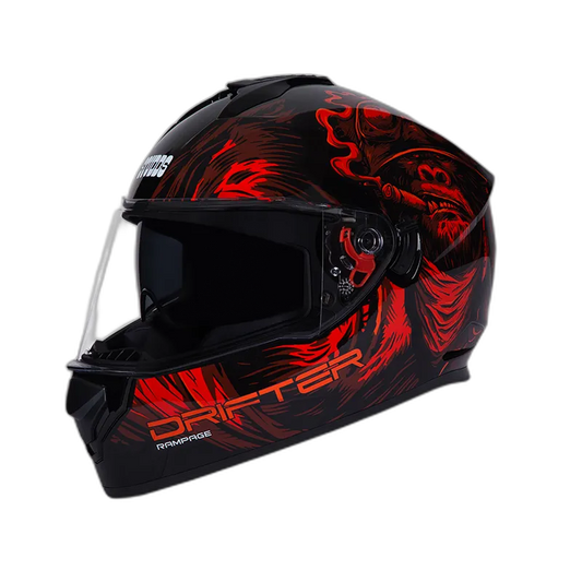 STUDDS Drifter D3 Spolier Black N2 Full Face Helmet