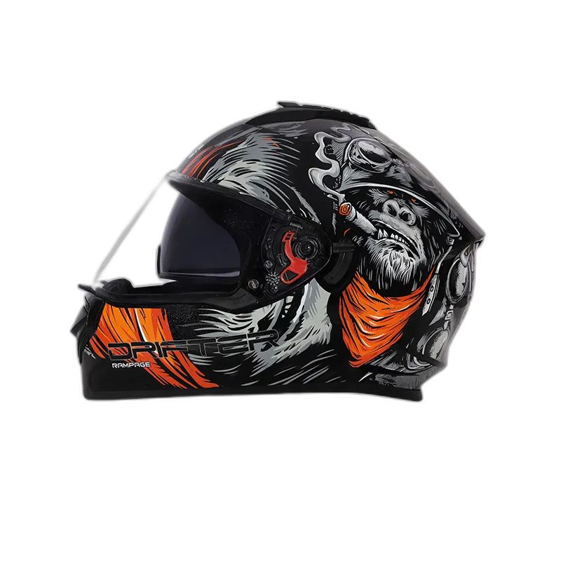 STUDDS Drifter D3 Black N10 Full Face Helmet