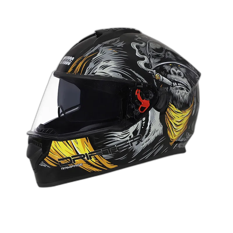 STUDDS Drifter D3 Black N5 Full Face Helmet