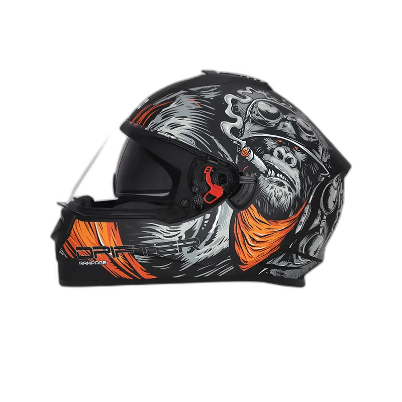 STUDDS Drifter D3 Matt Black N10 Full Face Helmet