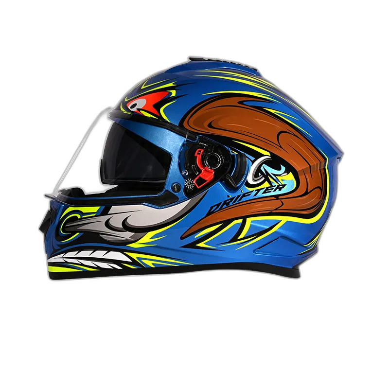 STUDDS Drifter D4 Blue N12 Full Face Helmet