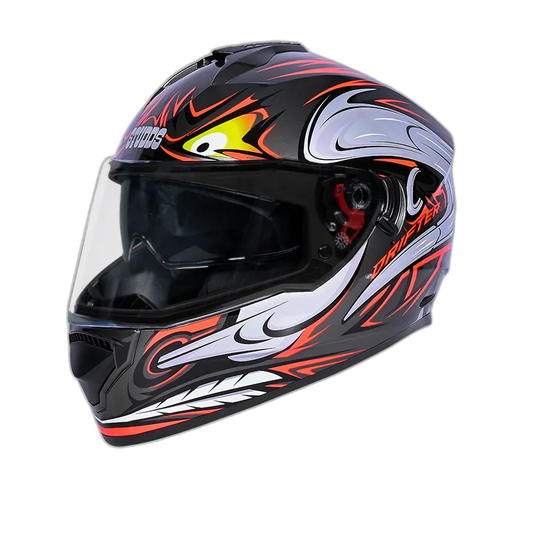 STUDDS Drifter D4 Grey N2 Full Face Helmet