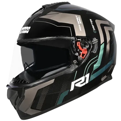 STUDDS Drifter D4 R1 Black Chamelon N1 Full Face Helmet
