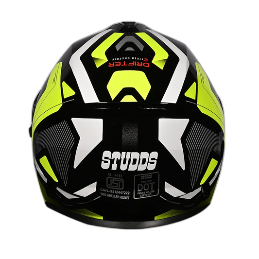 STUDDS Drifter D 5 Black N5 Full Face Helmet