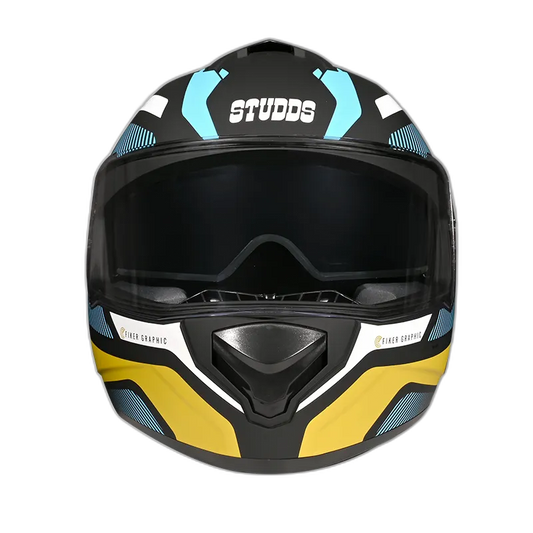 STUDDS Drifter D 5 Matt Black N12 Full Face Helmet
