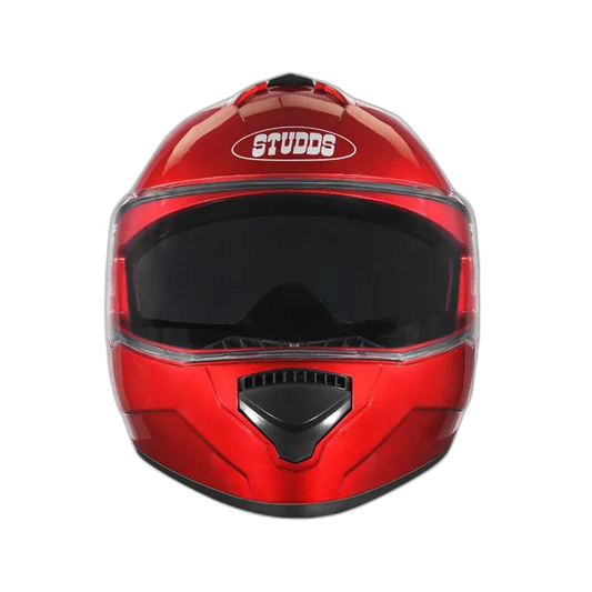 STUDDS Drifter Cherry Red Full Face Helmet
