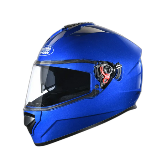 STUDDS Drifter Flame Blue Full Face Helmet
