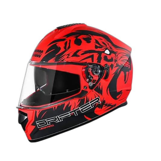 STUDDS Driter D2 Matt Red Full Face Helmet