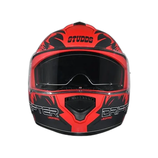 STUDDS Driter D2 Matt Red Full Face Helmet