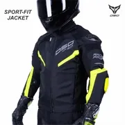 DSG Elbow Slider Yellow Fluoos Jacket Riding Gears