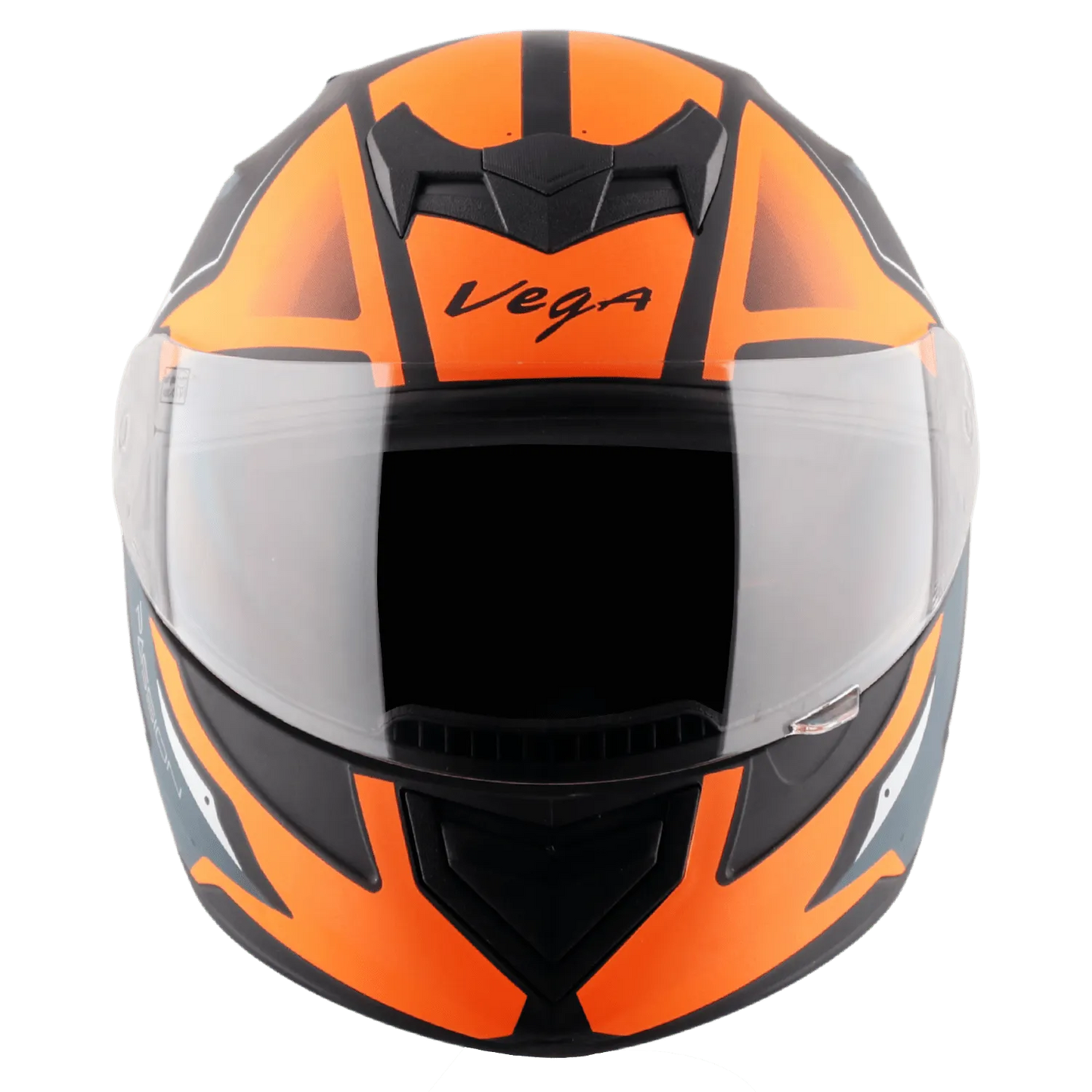 VEGA Edge Dx Pasion Gr Dull Black Orange Full Face Helmet
