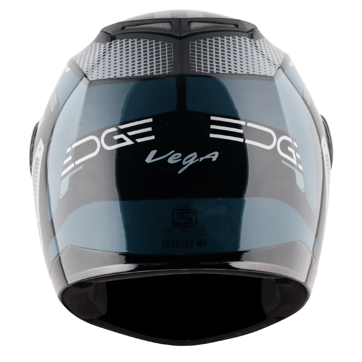 VEGA Edge Dx Passion Gr Black Grey Lg Full Face Helmet