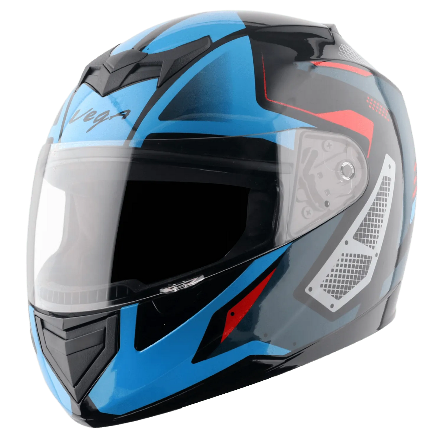 VEGA Edge Dx Passion Gr Black M Blue Full Face Helmet