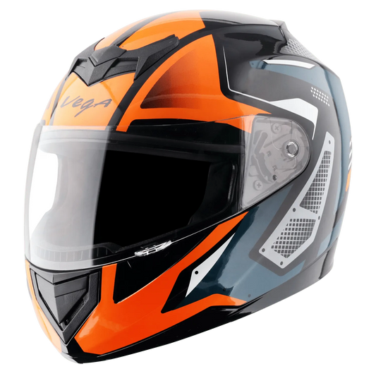 VEGA Edge Dx Passion Gr Black Orange Full Face Helmet