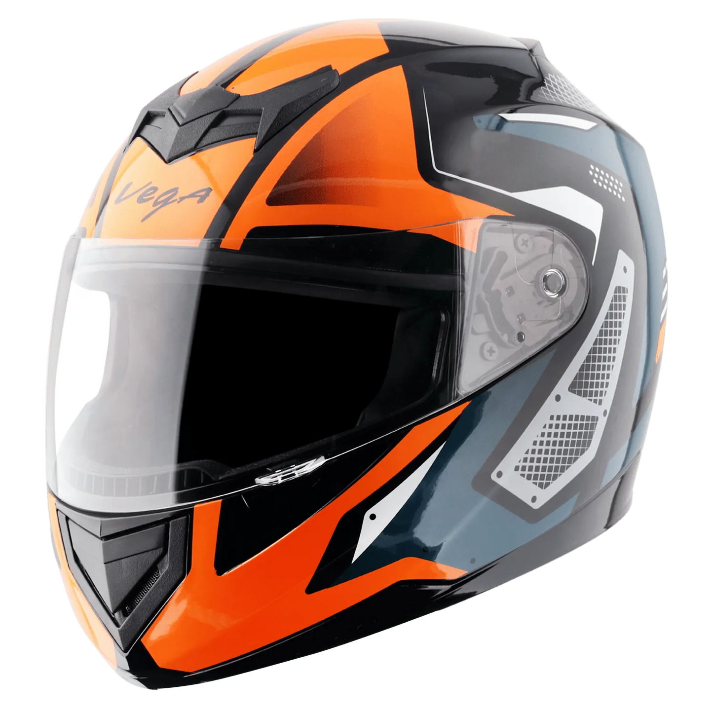 VEGA Edge Dx Passion Gr Black Orange Full Face Helmet