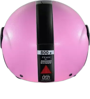 STUDDS Femm 540 Pink Half Face Helmet