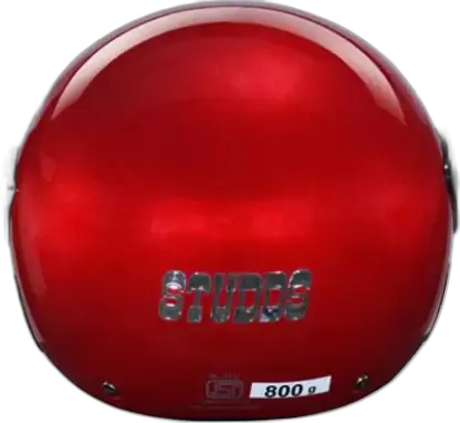 STUDDS Femm Super 540 Cherry Red Half Face Helmet