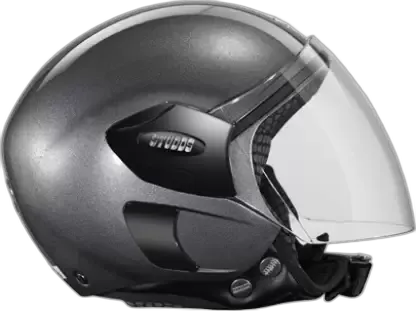 STUDDS Femm Super 540 Gun Grey Half Face Helmet