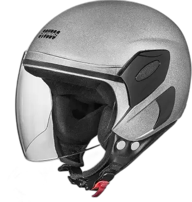 STUDDS Femm Super 540 Silver Grey Half Face Helmet