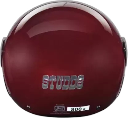 STUDDS Femm Super 540 Wine Red Half Face Helmet