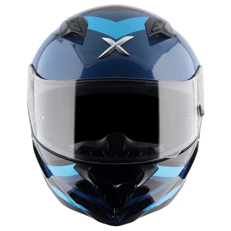 AXOR Hunter Cornet Dark Blue Full Face Helmet
