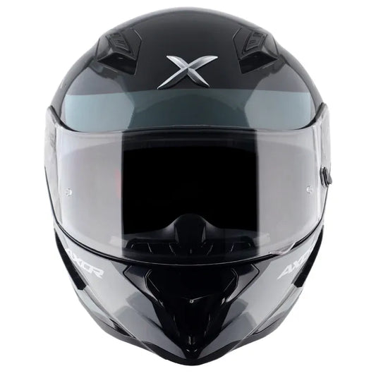 AXOR Hunter Turbo Black Grey Full Face Helmet