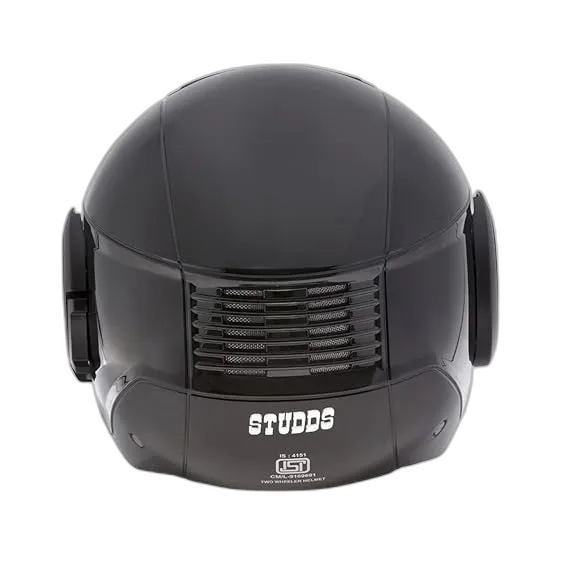 STUDDS Icon Black Half Face Helmet