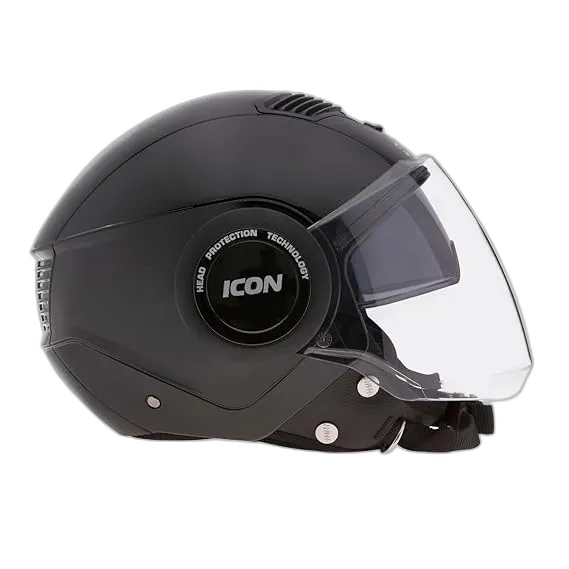 STUDDS Icon Matt Gun Grey Half Face Helmet