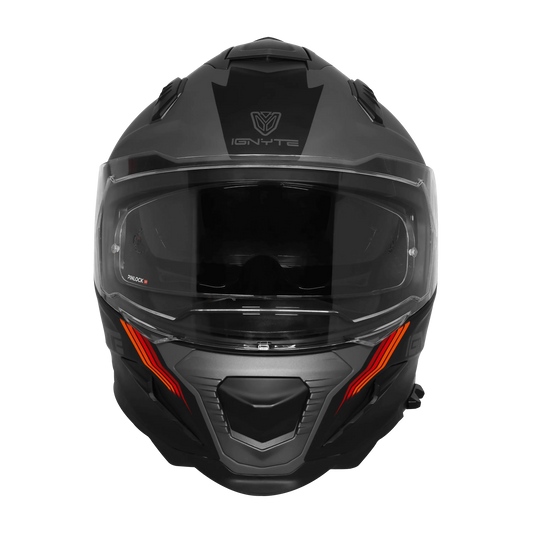 Ignyte Ign 16 Quantumm Dark Gray Arthracite Full Face Helmet