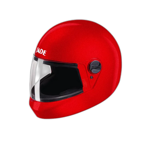 STUDDS Jade Cherry Red Half Face Helmet