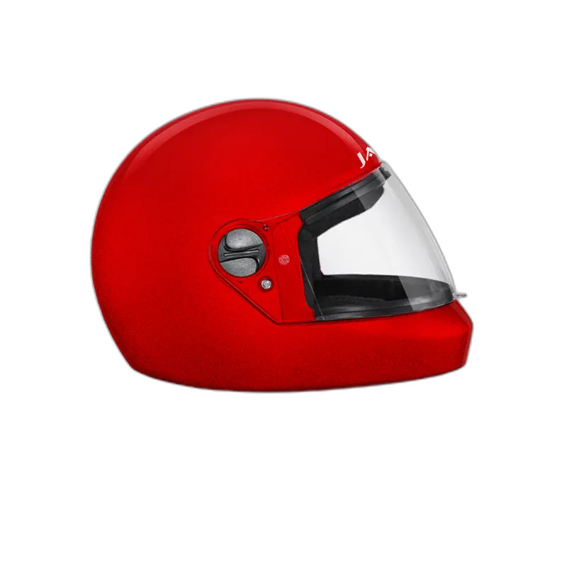 STUDDS Jade Cherry Red Half Face Helmet
