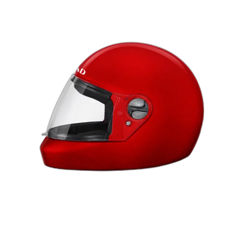 STUDDS Jade Cherry Red Half Face Helmet
