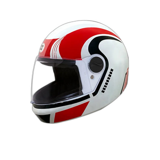 STUDDS Jade D3 White N2 Full Face Helmet