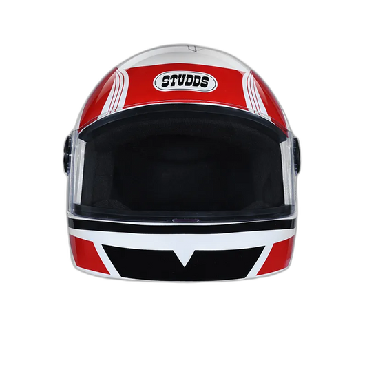 STUDDS Jade D3 White N2 Full Face Helmet