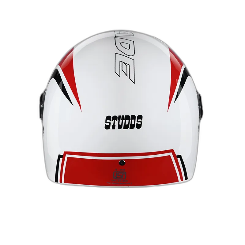 STUDDS Jade D3 White N2 Full Face Helmet