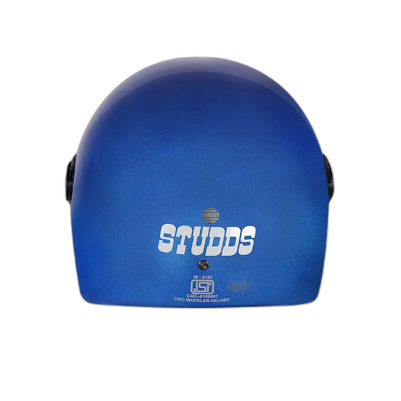 STUDDS Jade Flame Blue Full Face Helmet