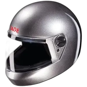 STUDDS Jade Silver Grey Full Face Helmet