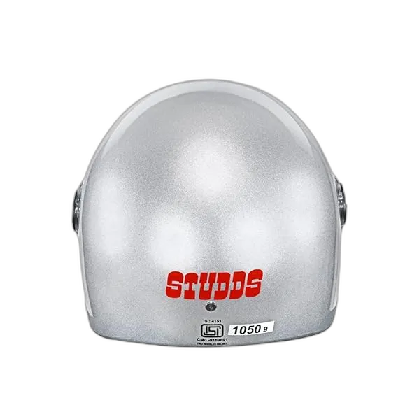 STUDDS Jade Silver Grey Full Face Helmet