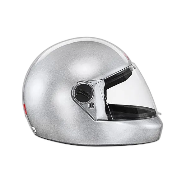 STUDDS Jade Silver Grey Full Face Helmet