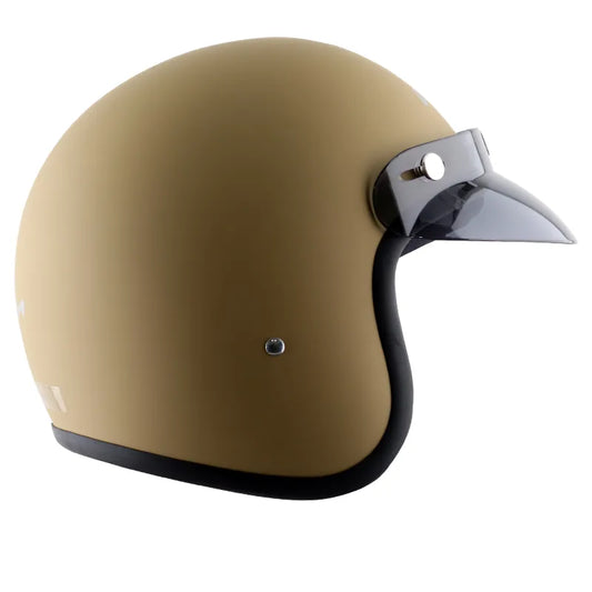VEGA Jet Dx Dull Desert Storm Half Face Helmet