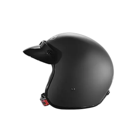 STUDDS Jetstar Classic Matt Black Half Face Helmet