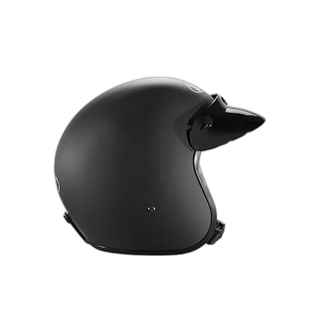 STUDDS Jetstar Classic Matt Black Half Face Helmet