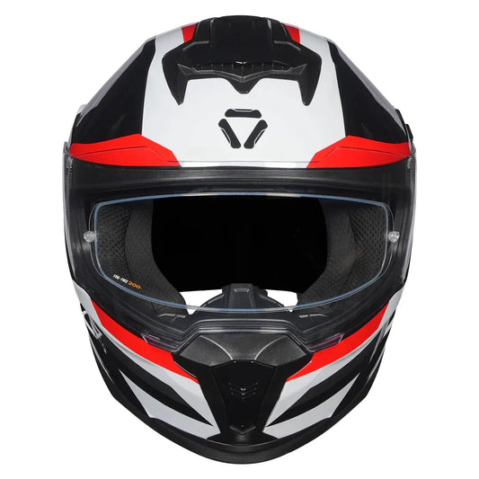 Korda Sonic Gp Moze White Red Full Face Helmet